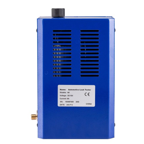 A6 Automobile Pipeline Smoke Leak Detector with Pressure Gauge Test Leak in Vehicle Pipe Systems for Cars, Motorcycles, Snowmobiles, ATV, Boats