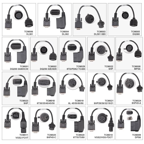 OBDSTAR TCM Cables Set 19 Pieces