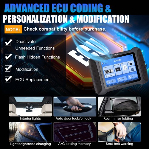 XTOOL InPlus IP900 Bidirectional Diagnostic Tool Automotive Scanner FCA AutoAuth ECU Coding 38+ Services DoIP CAN FD 3 Years Free Update