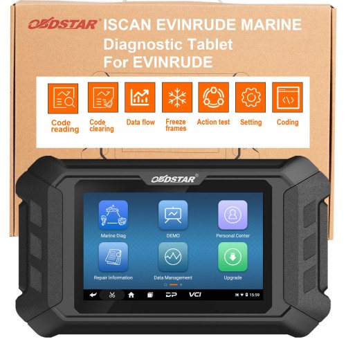 OBDSTAR ISCAN EVINRUDE MARINE Diagnostic Tablet for EVINRUDE