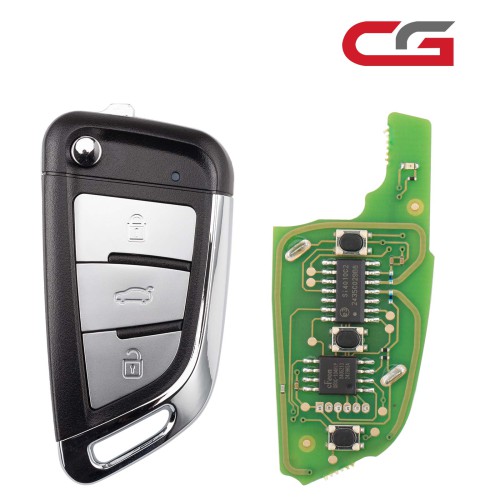 CGDI C13-000038 Metal DF(3BTN) 3 Metal Buttons Wire Remote Used with CGDI K2 Remote Key Programmer 5PCS