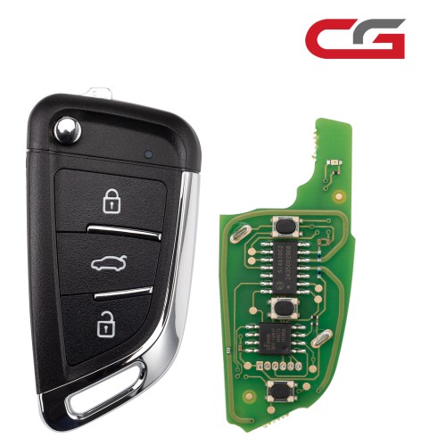 CGDI C13-000012 DF(3BTN) 3 Buttons Wire Remote Used with CGDI K2 Remote Key Programmer 5PCS