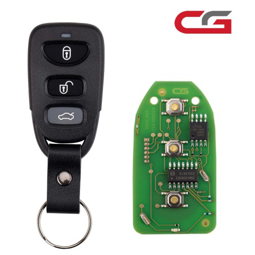 CGDI C13-000007 HYU.D Style(Separate-3+1BTN)) 4 Buttons Wire Remote Used with CGDI K2 Remote Key Programmer 5PCS