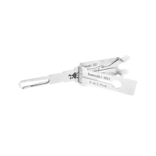LISHI Kawasaki-2021 End Milling Tool 2-in-1 Decoder and Pick for Kawasaki Motorbikes