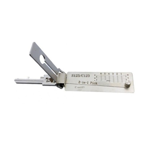 LISHI S123/C123 Civilian Tool 2-in-1 Pick & Decoder for Schlage Locks