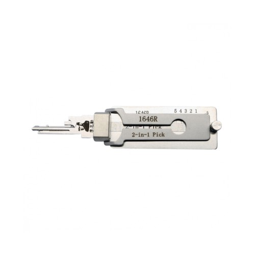 LISHI 1646R Civilian Tool 2-in-1 Pick & Decoder for National CompX Mailbox Locks C9100 /C8700 /1646R