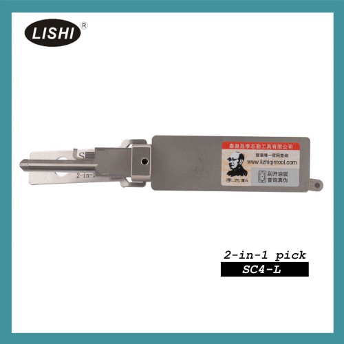 LISHI SC4-L Civilian Tool (Reverse Handing) 2-in-1 Pick & Decoder for 6-Pin Schlage Keyway