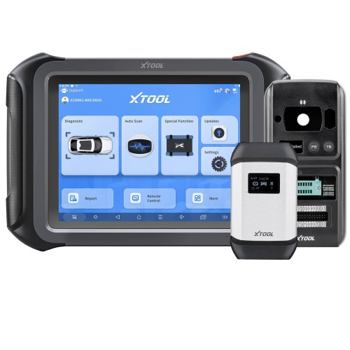 Xtool X100 MAX 2 Auto Key Programmer with J2534 VCI and KC501 Supports Online Programming 42 Service Functions Topology Update of X100 PAD3