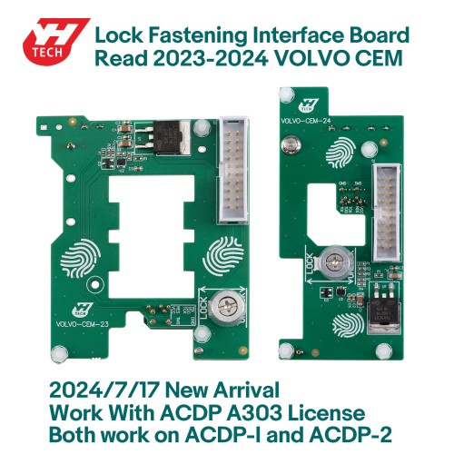 Yanhua Volvo(2023-2024) CEM Interface Board Set with A303 License for 2023-2024 Volvo S60/S90/XC60/Lynk IMMO Key Programming