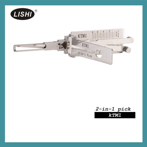 LISHI KTM1 End Milling Tool 2-in-1 Pick & Decoder for KTM & Yamaha Motorcycle