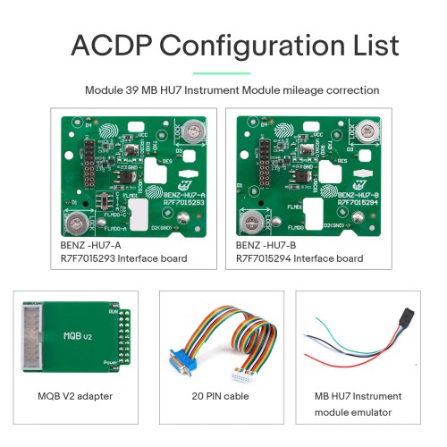 YANHUA Module 39 MB HU7 Instrument Module Mileage Correction