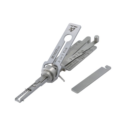 ABUDU HU162T-10 Internal Milling Six-Track Unlocking and Decoding 2-in-1 Tool, Depth (10-cut) IC CARD: 1421