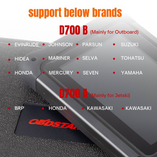 OBDSTAR D700 B (Mainly for Outboard) Intelligent Marine Scanner for Mercury for Parsun for Envinrude