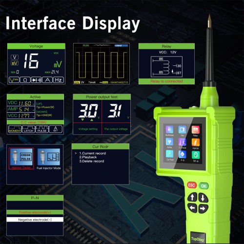 TOPDIAG P200Pro New Generation of Intelligent Circuit Detectors
