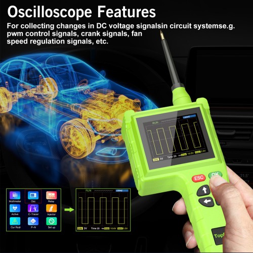 TOPDIAG P200Pro New Generation of Intelligent Circuit Detectors