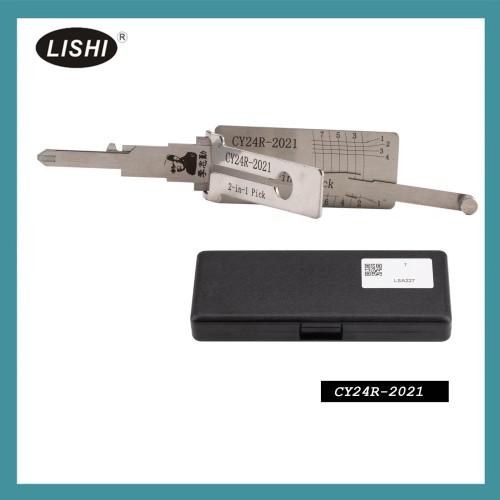 LISHI CY24R-2021 Flat Milling Tool 2-in-1 Decoder and Pick for Jeep Grand Cherokee 2021+