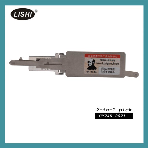 LISHI CY24R-2021 Flat Milling Tool 2-in-1 Decoder and Pick for Jeep Grand Cherokee 2021+