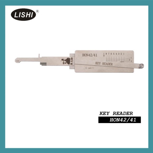LISHI HON42/41 Flat Milling Tool 2-in-1 Decoder & Pick for Honda Motorcycles