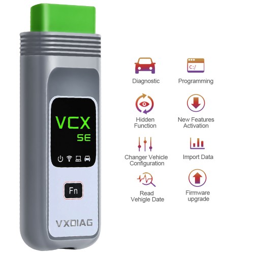 (Second hand 95% New)VXDIAG VCX SE Pro OBD2 Diagnostic Tool with 3 Free Car Authorization Upgrade Version of VCX NANO PRO