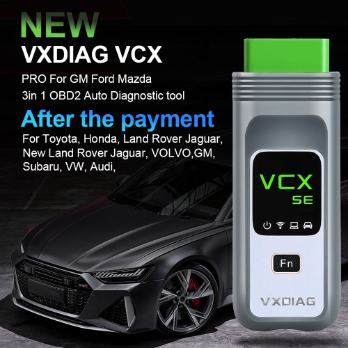 (Second hand 95% New)VXDIAG VCX SE Pro OBD2 Diagnostic Tool with 3 Free Car Authorization Upgrade Version of VCX NANO PRO