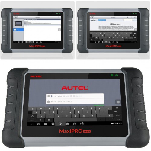 Autel MaxiPro MP808S Kit Diagnostic Scan Tool, Android 11, 11PCS Adaptors, ECU Coding, Bi-Directional Control Scanner