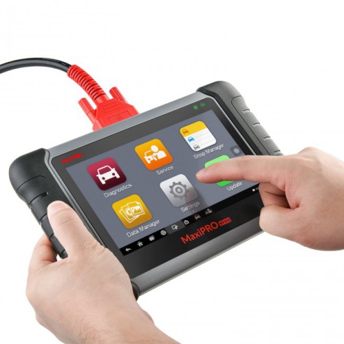 Autel MaxiPro MP808S Kit Diagnostic Scan Tool, Android 11, 11PCS Adaptors, ECU Coding, Bi-Directional Control Scanner