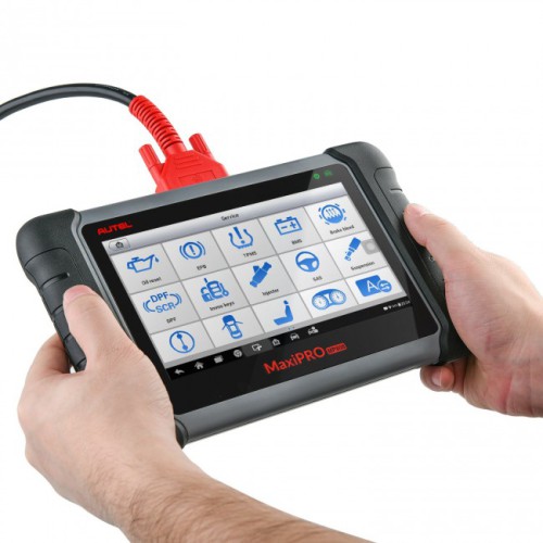 Autel MaxiPro MP808S Kit Diagnostic Scan Tool, Android 11, 11PCS Adaptors, ECU Coding, Bi-Directional Control Scanner