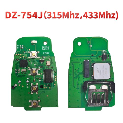 KEYDIY DZ-754J Board Supports 315 MHz & 433 MHz