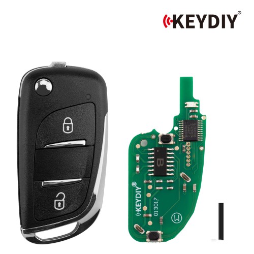 KEYDIY KD NB11-2 PCF Universal Flip Remote Key 2 Buttons for PSA Type 5PCS