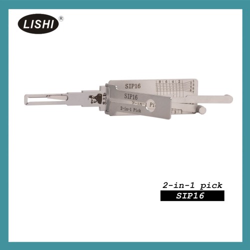 LISHI SIP16 End Milling Tool 2-in-1 Decoder and Pick for Fiat/Alfa/Maserati/Lancia