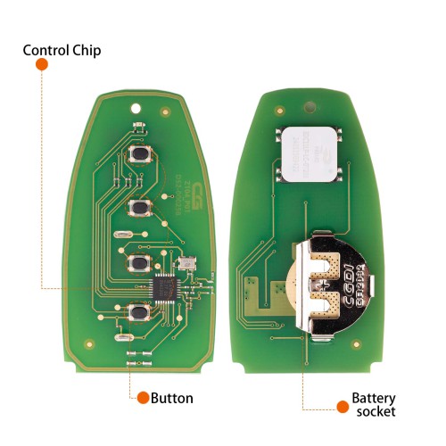 CGDI C15-000031 FOR.D(4BTN) FOR.D 4 Buttons Smart Remote Used with CGDI K2 Remote Key Programmer