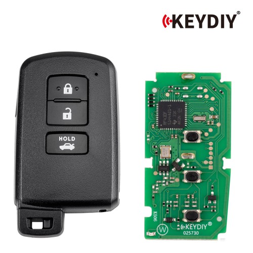KEYDIY KD TB06-3 Universal Smart Remote Key 3 Buttons for Toyota Type 5pcs