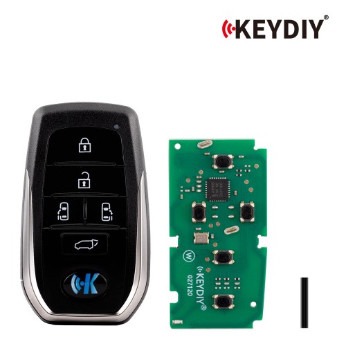 KEYDIY KD ZB35-5 Universal Smart Remote Key 5 Buttons for Toyota Type 5pcs