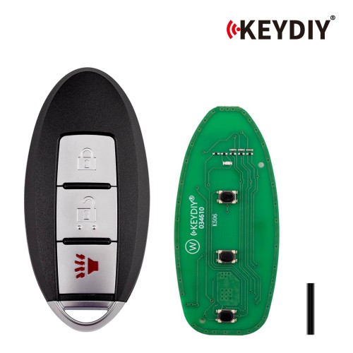 KEYDIY KD ZB03-3 Universal Smart Remote Key 2+1 Buttons for Nissan Type