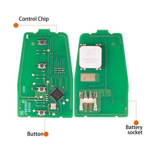 KEYDIY KD ZB39-4 Universal Smart Remote Key 3+1 Buttons for Hyundai Type 5pcs