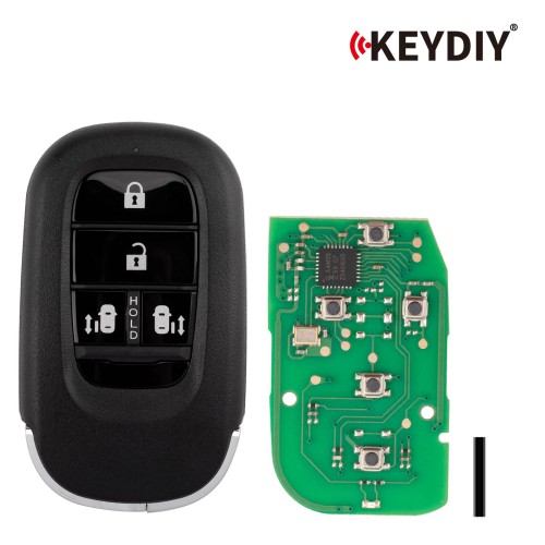 KEYDIY KD ZB46-4 Universal Smart Remote Key (Side Doors) 4 Buttons for Honda Type 5pcs