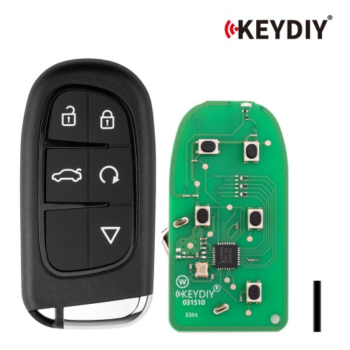 KEYDIY KD ZB34-5 Universal Smart Remote Key 5 Buttons for Jeep Chrysler Dodge Type 5pcs