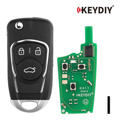 KEYDIY KD NB22-3 PCF Universal Flip Remote Key 3 Buttons for Buick Type 5PCS