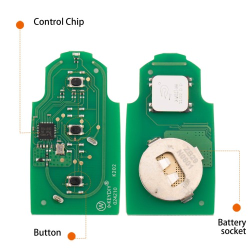 KEYDIY KD ZB29-3 Universal Smart Remote Key 3 Buttons for MB Maybach Type 5PCS