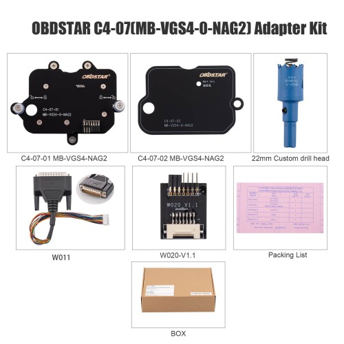 OBDSTAR C4-07(MB-VGS4-0-NAG2) Adapter Kit	