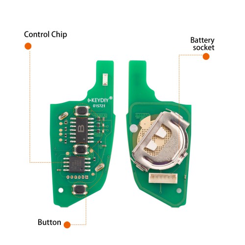 KEYDIY KD B29-3 Universal Flip Remote Key 3 Buttons for BMW Type 5PCS