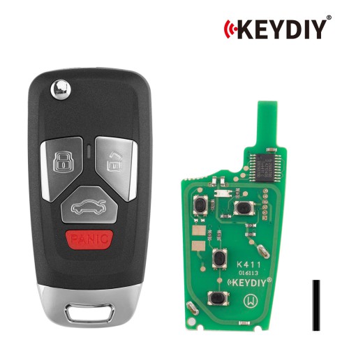 KEYDIY KD NB27-4 Universal Remote Key 4 Buttons 5PCS