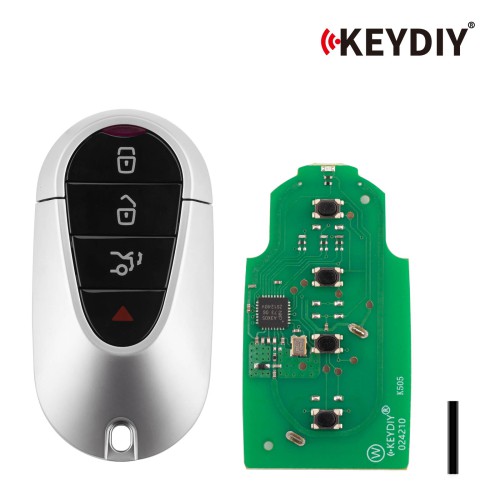 KEYDIY KD ZB29-4 Universal Smart Remote Key 3+1 Buttons for MB Maybach Type 5PCS