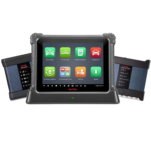 AUTEL MaxiSYS Ultra EV Advanced EV Diagnostics with MaxiFlash VCMI High-voltage System Diagnostics Battery Pack Diagnostics SOC & SOH Analysis