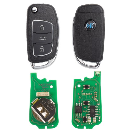 KEYDIY KD B16-3 Universal Flip Remote 3 Buttons Key for Hyundai KIA Type 5PCS