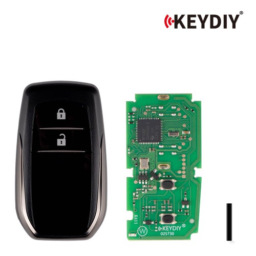 KEYDIY KD TB01-2 Universal Smart Remote Key 2 Buttons for Toyota Type 5PCS