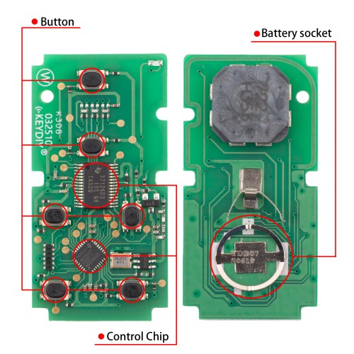 KEYDIY TDB07-06 Universal Remote Key PCB Board Only 5PCS