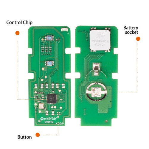 KEYDIY KD ZB63-2 Universal Smart Remote Key 2 Buttons 5PCS