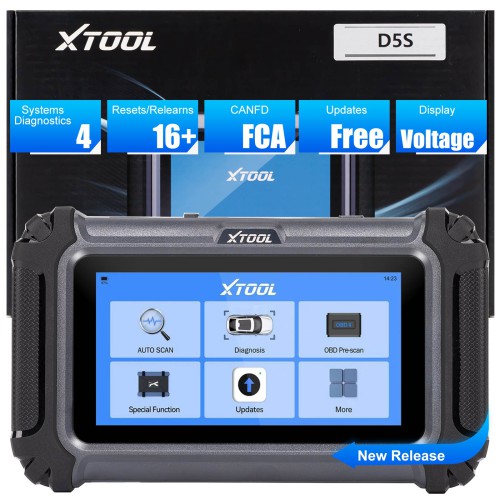 XTOOL D5S Vehicle Scanner with 15 Maintenance Services  Free Lifetime Updates