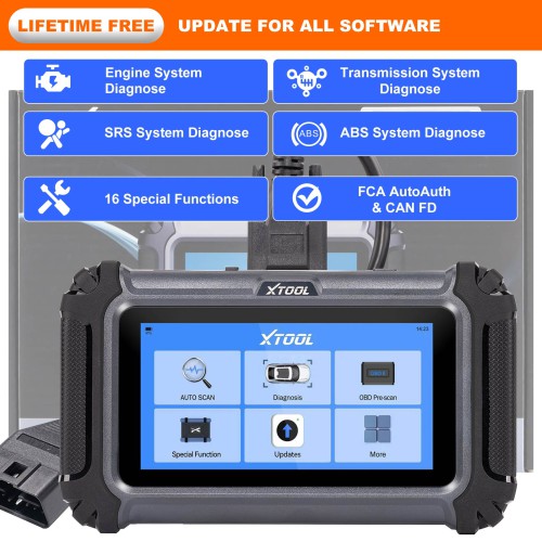 XTOOL D5S Vehicle Scanner with 15 Maintenance Services  Free Lifetime Updates